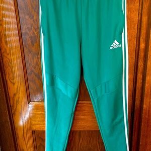 Adidas Tiro Men’s Teal Jogger with White Stripe